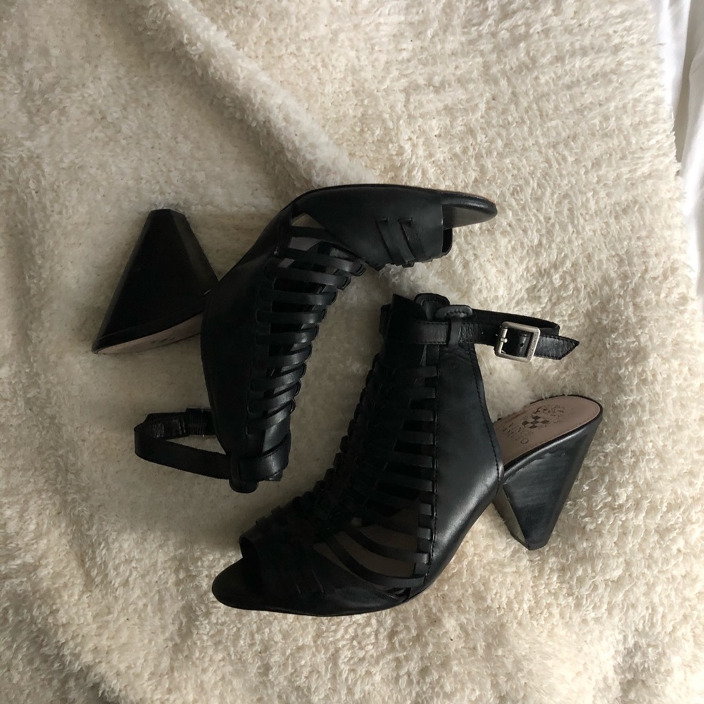 Vince Camuto Strappy Block Heels